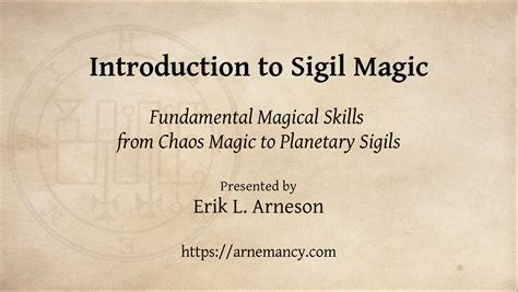 The Dance of Chaos: Finding Balance with Magic Sigils
